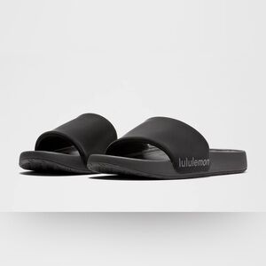 lululemon athletica Restfeel Men's Black Slide Sandals Size 7